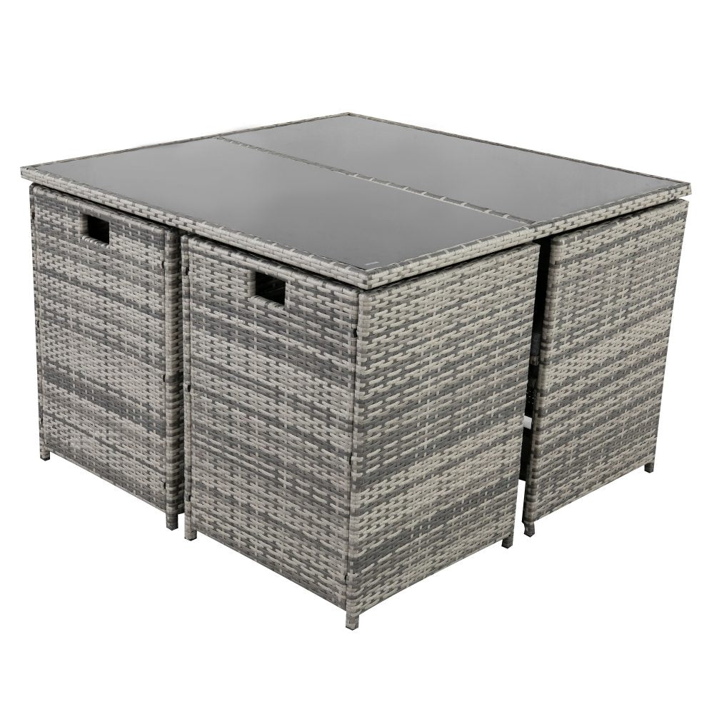 Armadale 8 Seater Outdoor Dining Set – Grey